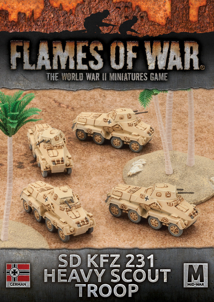 Flames of War: German: Sd Kfz 231 Heavy Scout Troop