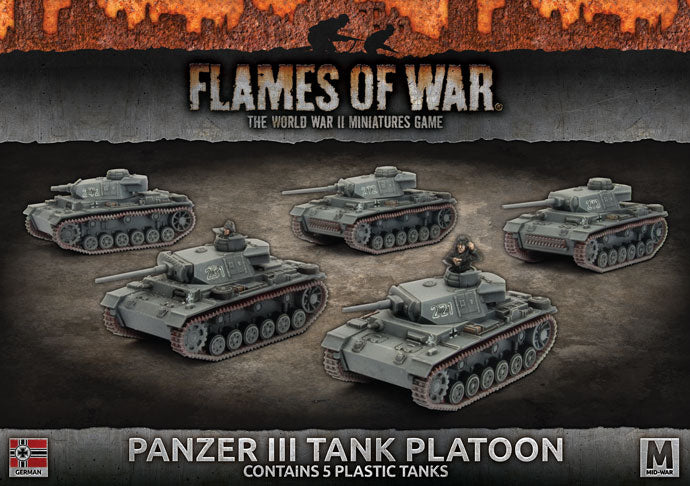 Flames of War: German: Panzer III Platoon