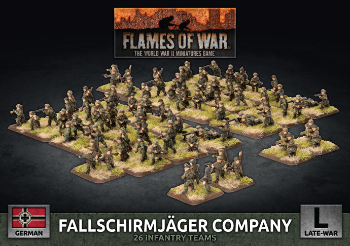 Flames of War: German: Fallschirmjager Company (Plastic)