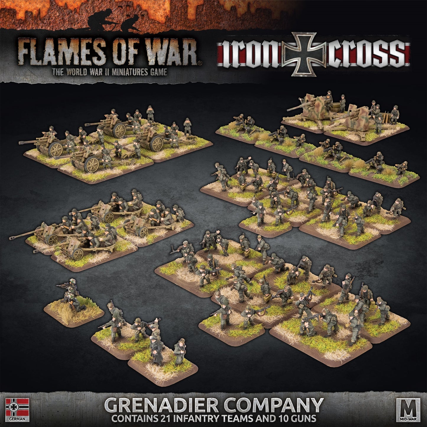 Flames of War: German: Grenadier Company Army Deal (MW)