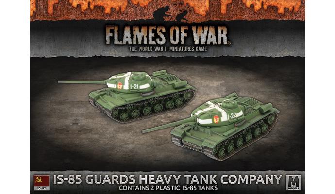 Flames of War: Soviet: IS-85 Guards Heavy Tank Company (Plastic x2)