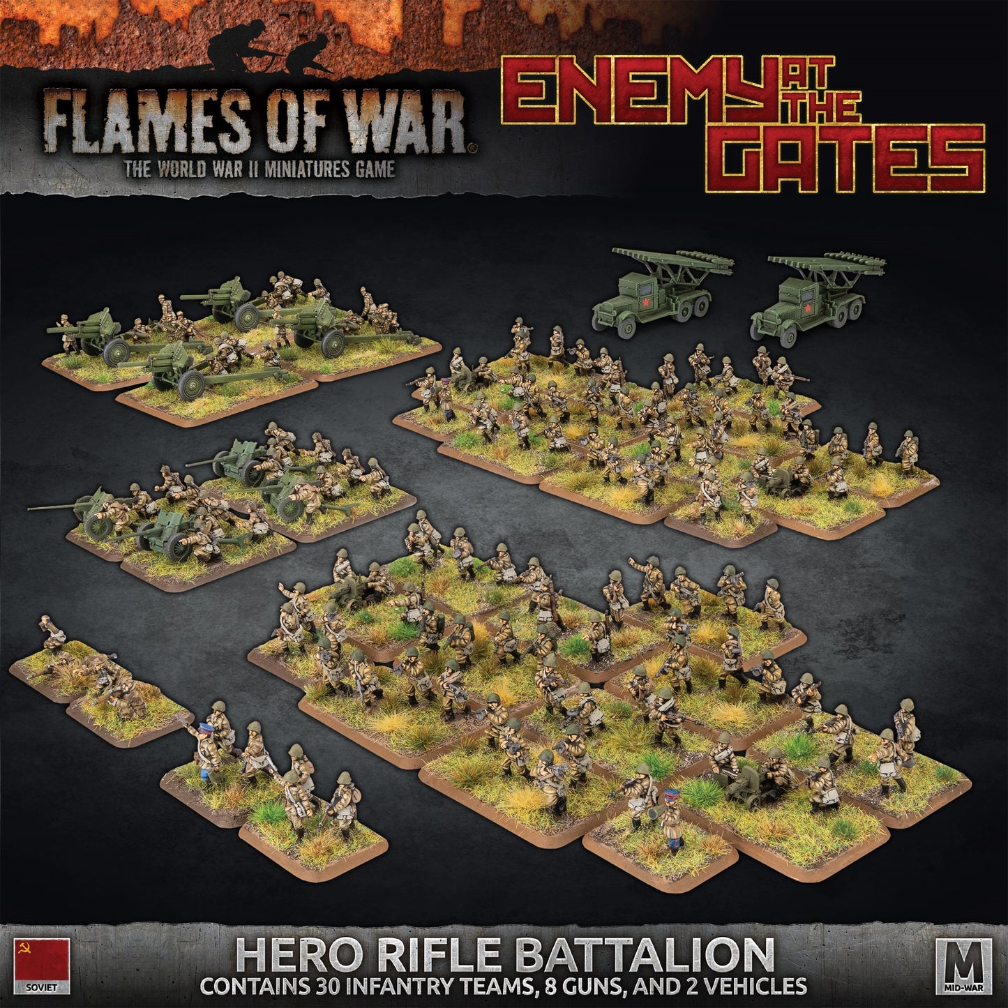 Flames of War: Soviet Hero Rifle Battalion Army Deal (MW)