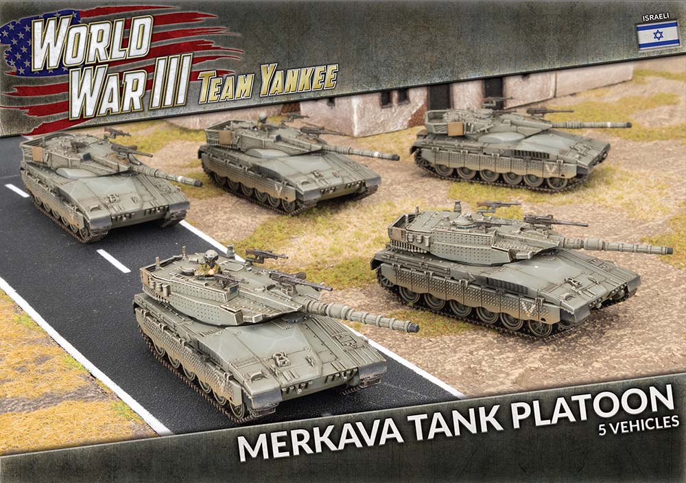 WWIII: Israeli: Merkava Tank Platoon (x5 Plastic)