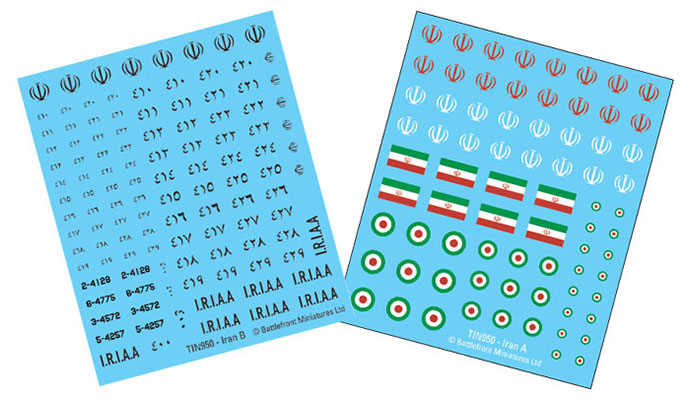 WWIII: Iranian: Decal Set (x4)