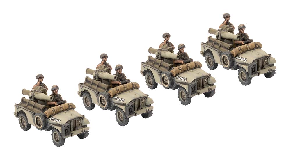 WWIII: Israeli: Jeep (TOW) Platoon (x4 Jeeps)