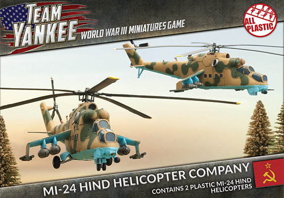 WWIII: Soviet: Mi-24 Hind Helicopter Company (Plastic)
