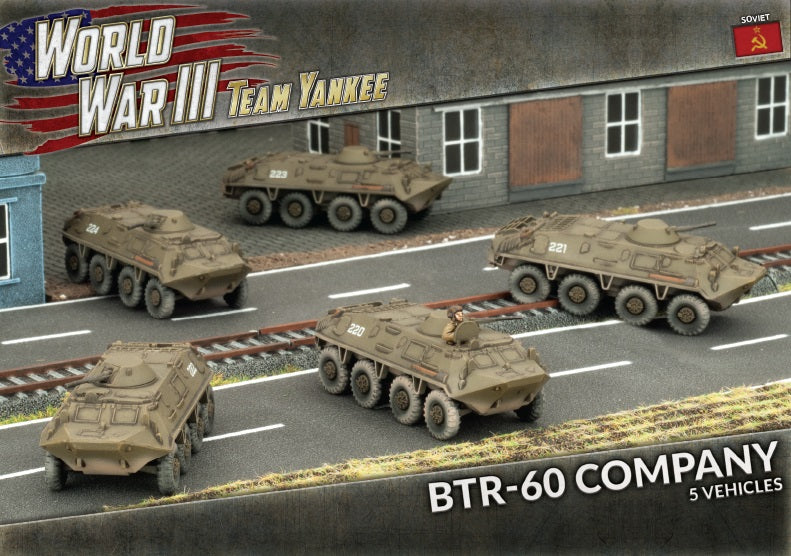 WWIII: Soviet: BTR-60 Transport Platoon (Plastic)