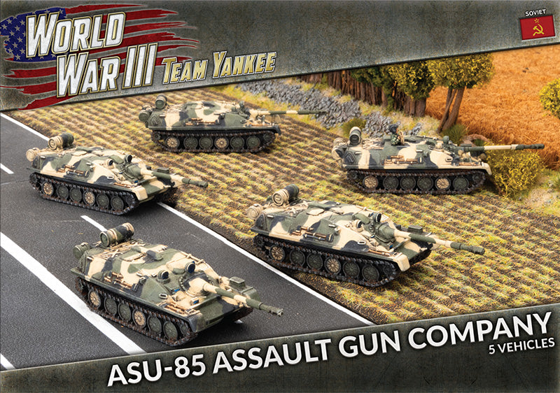 WWIII: Soviet: ASU-85 Assault Gun Company (x5)