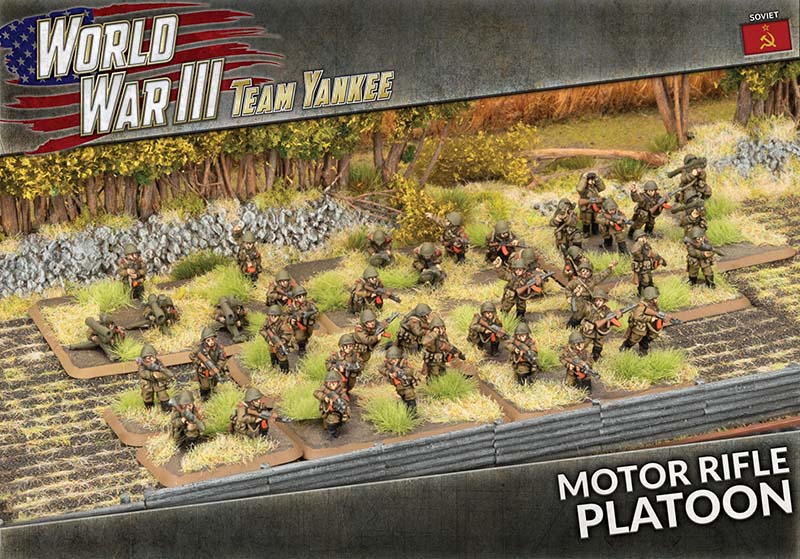 WWIII: Soviet: Motor Rifle Platoon (x40 figs plastic)