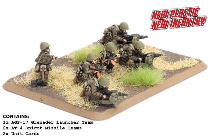 WWIII: Soviet: Motor Rifle Heavy Weapons (Plastic)