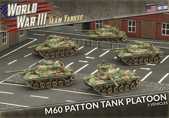 WWIII: American: M60 Patton Tank Platoon (Plastic)