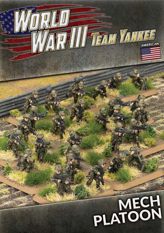 WWIII: American: Mech Platoon (x30 figs plastic)