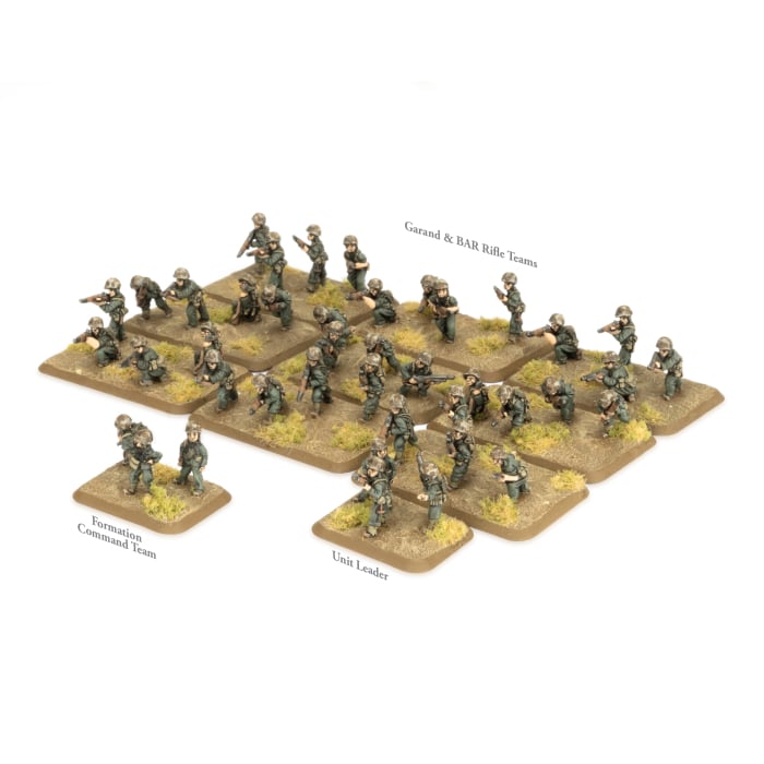 Flames of War: Marine Rifle Platoon (x48 figures)
