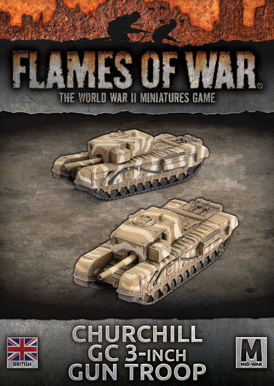 Flames of War: British: Churchill 3\ Gun Carrier (x2)"