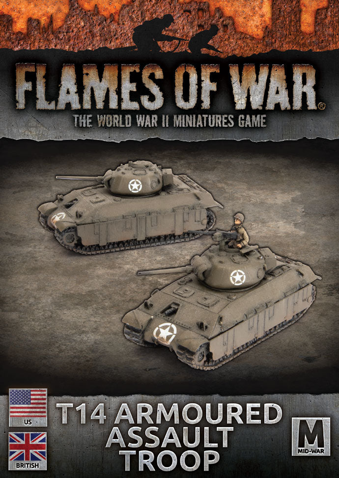 Flames of War: British: T-14 Assault Tank (x2)