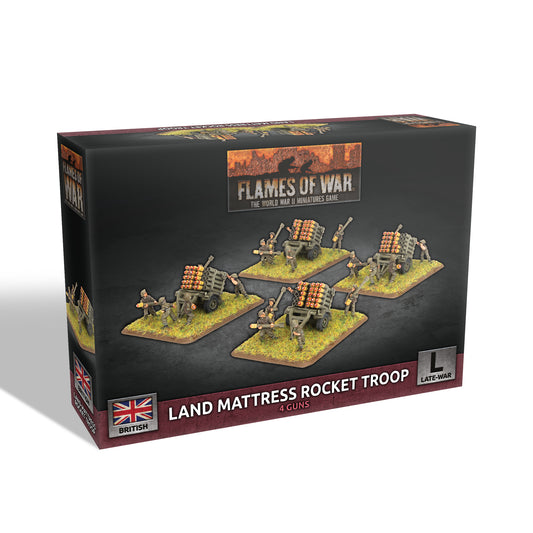 Flames of War: British: Land Mattress Rocket troop