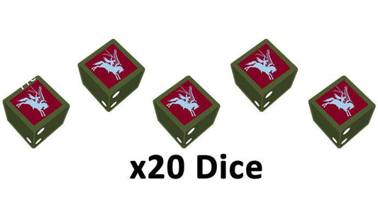Flames of War: British: 6th Airborne Division Dice Set (x20)