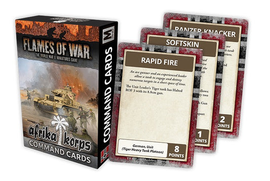 Flames of War: Afrika Korps: Command Cards