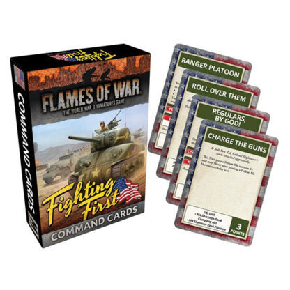 Flames of War: Fighting First Command Cards