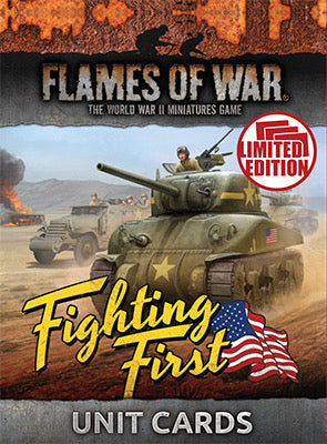 Flames of War: Fighting First Unit Cards (Ltd Run)