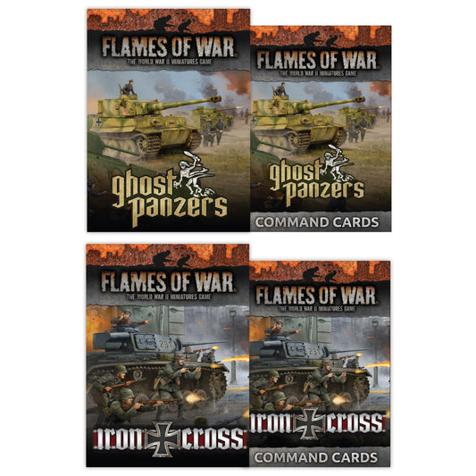 Flames of War: German Eastern Front Unit & Command Cards Bundle