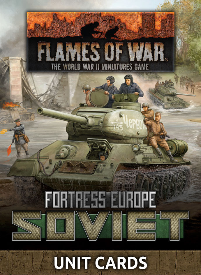 Flames of War: Soviet Unit Cards (Late War x53 cards)