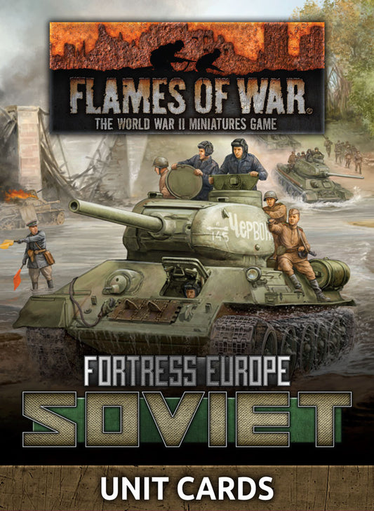 Flames of War: Soviet Unit Cards (Late War x53 cards)