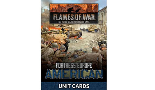 Flames of War: American Unit Cards (Late War x29 cards)