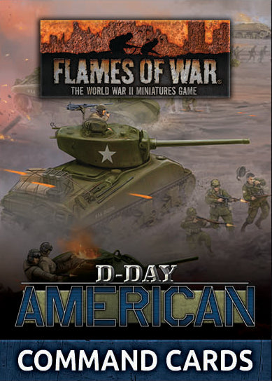 Flames of War: Americans: D-Day: American Command Cards (x50 cards)
