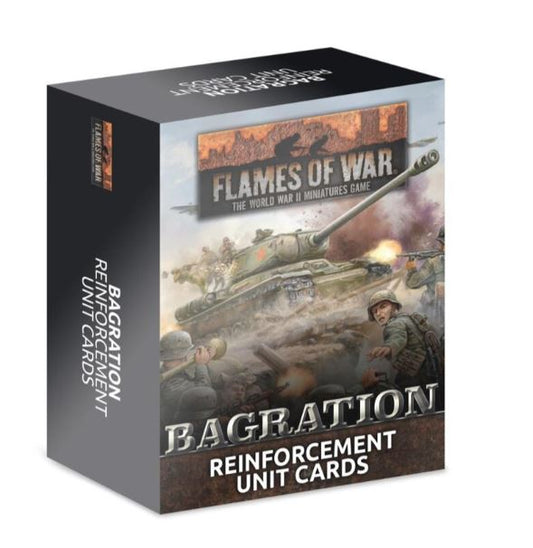 Flames of War: Bagration: Reinforcement Unit Cards (95 Cards) - Limited Edition