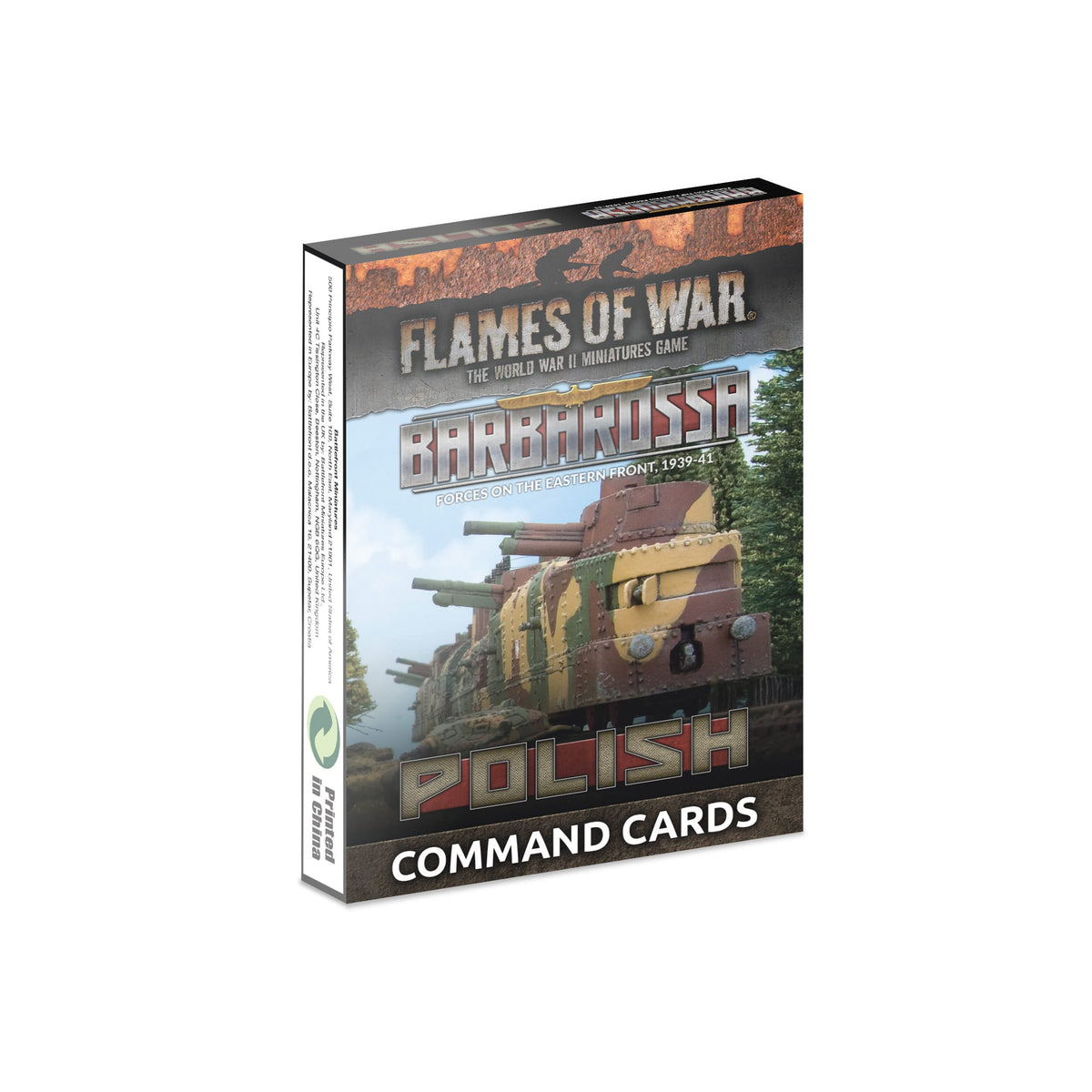 Flames of War: Polish: Barbarossa Polish Command Cards (x25)