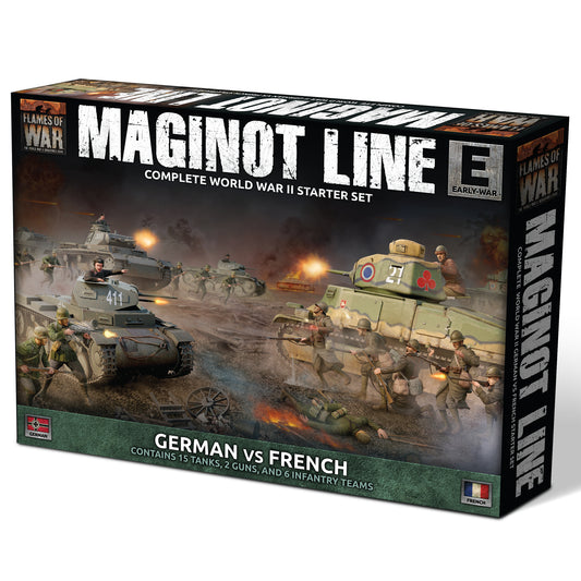 Flames of War: Early War: Maginot Line - German vs French Starter Set (Plastic)