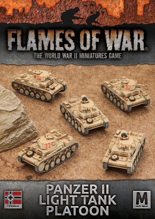 Flames of War: German: Panzer II Light Tank Platoon