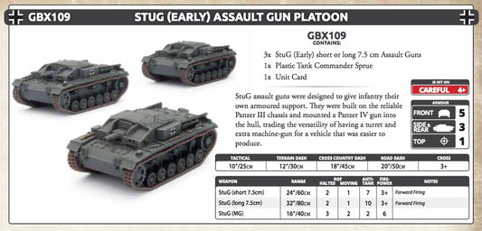 Flames of War: German: StuG (Early) Platoon (x3)