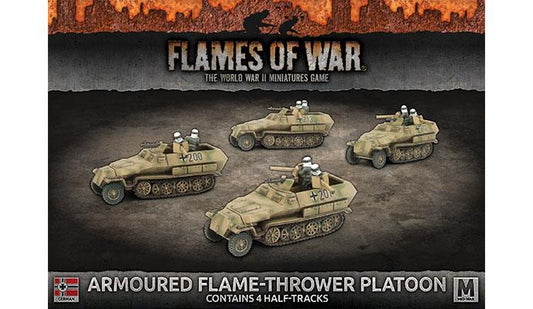 Flames of War: German: Armoured Flame-Thrower Platoon (x4 halftracks)