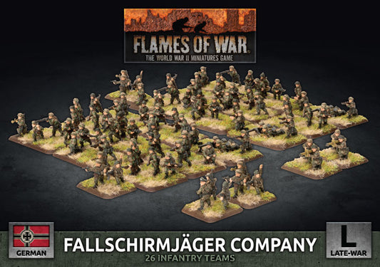 Flames of War: German: Fallschirmjager Company (Plastic)