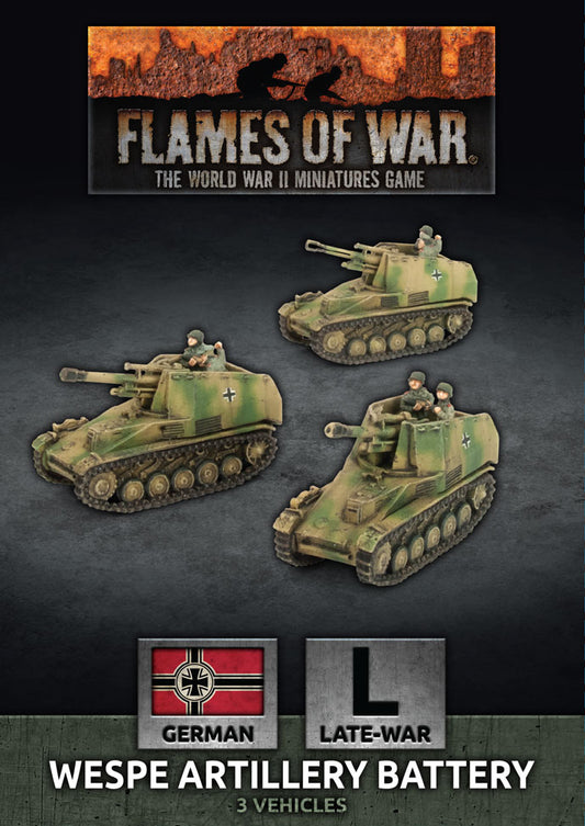 Flames of War: German: Wespe 10.5cm SP Artillery Battery (x3)