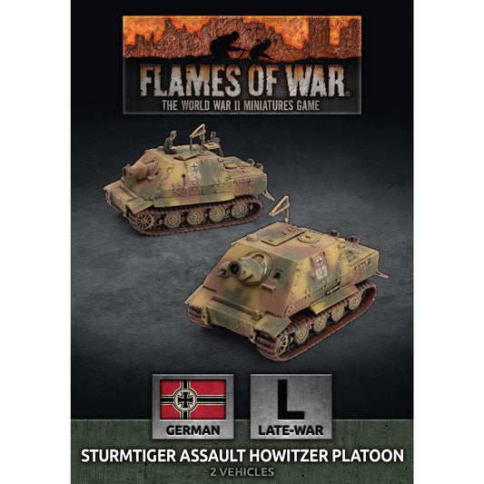 Flames of War: German: Sturmtiger (38cm Rocket) Assault Howitzer Platoon (x2)