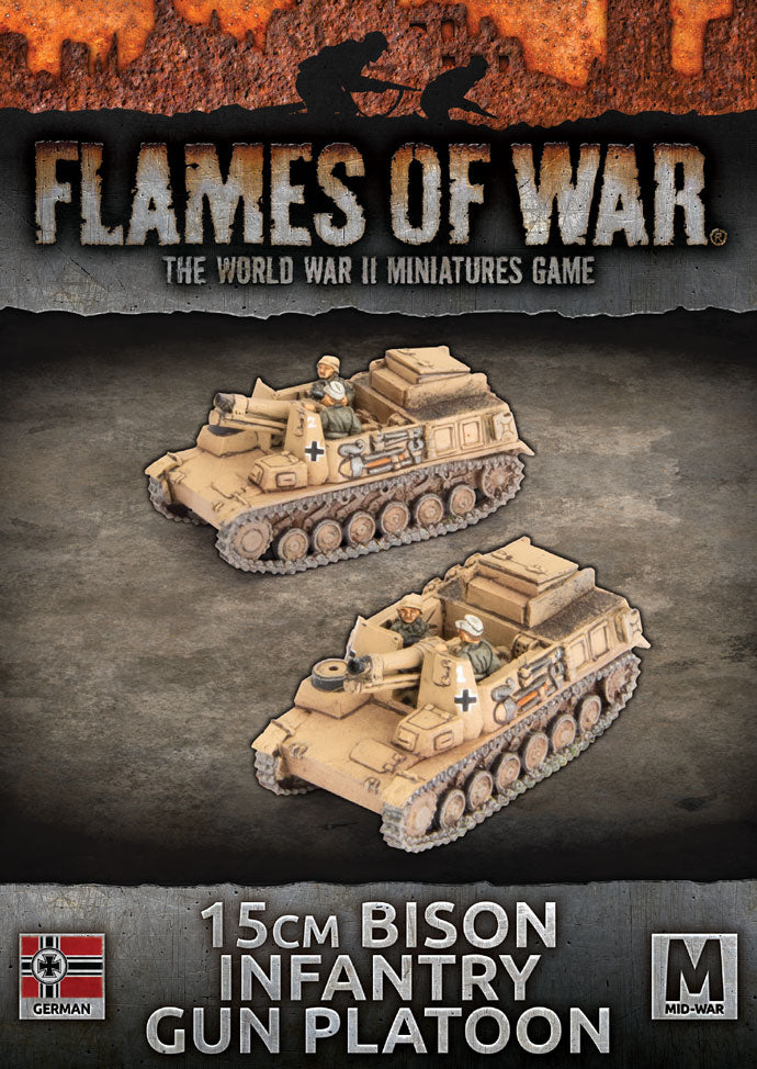 Flames of War: German: Bison 15cm SP Infantry Gun (x2)