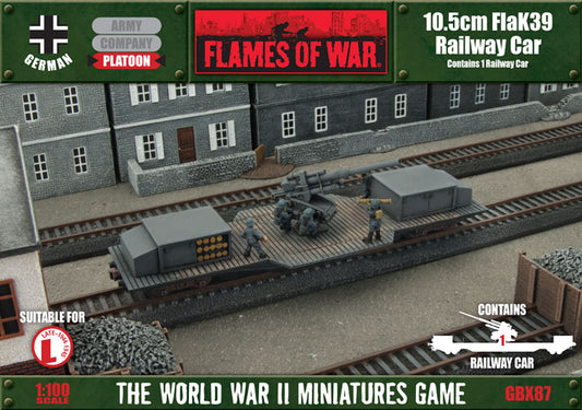 Flames of War: German: 10.5cm FlaK Railway Car