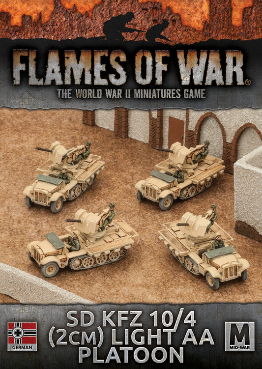 Flames of War: German: Sd Kfz 10/4 (2cm) Light AA Platoon