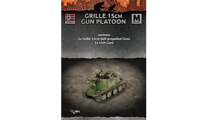 Flames of War: German: Grille 15cm Gun Platoon (x2 vehicles)