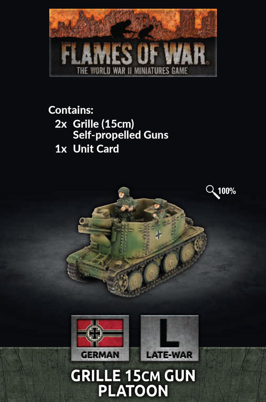 Flames of War: German: Grille 15cm Gun Platoon (x2)