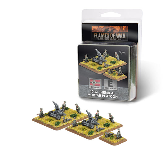 Flames of War: German: 10cm Chemical Mortar Platoon (x2 guns)