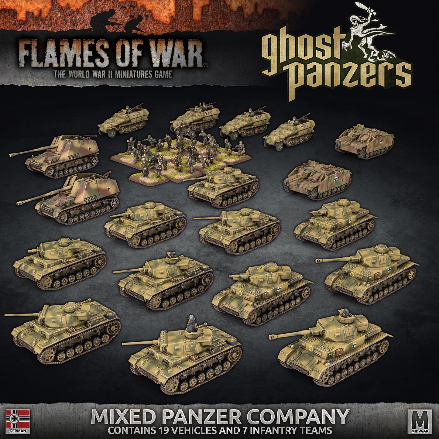 Flames of War: German: Mixed Panzer Company Army Deal (MW)