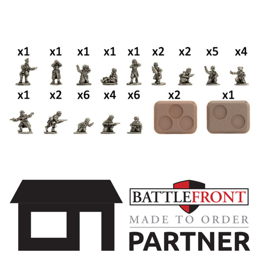 Flames of War: German: Anti-tank Crews (Greatcoat) (Made to Order)