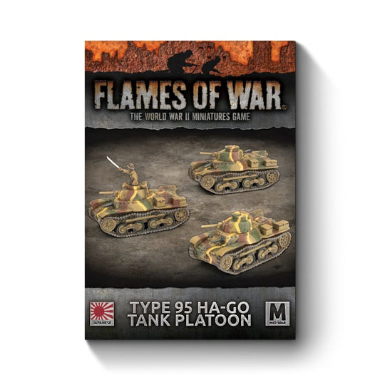 Flames of War: Japanese: Type 95 Ha-Go Light Tank Platoon (x3)