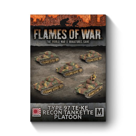 Flames of War: Japanese: Type 97 Te-Ke Recon Tankette Platoon (x3)