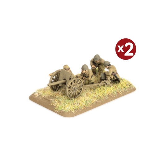 Flames of War: Japanese: 37mm Rapid-fire Gun Platoon (x2)