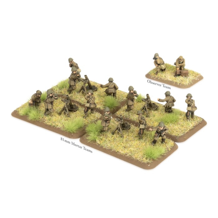 Flames of War: Japanese: 81mm Mortar Platoon (x4)